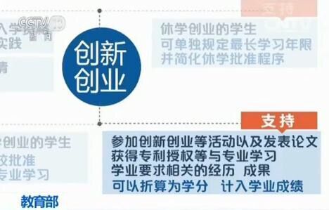 玉溪教育部：建立休学创业弹性学习制度